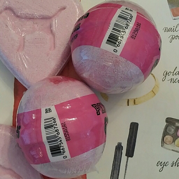 4 - PINK Bath Bombs New with tag - Picture 7 of 8